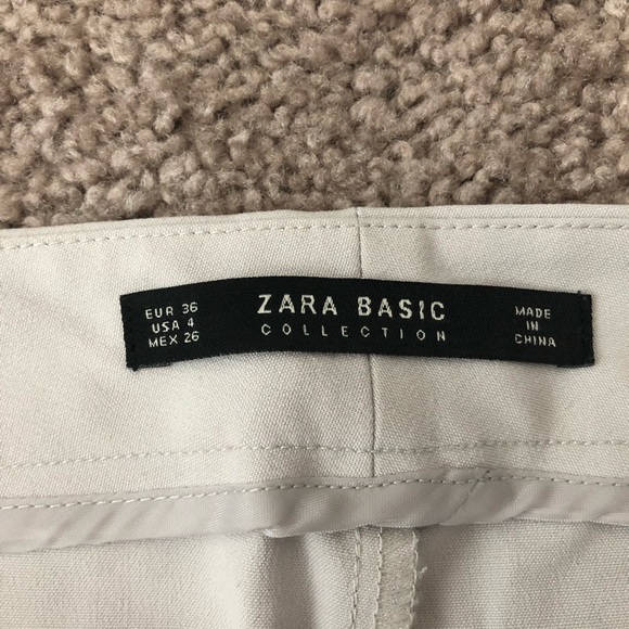 Zara Basic Cropped Trouser Pants - Picture 6 of 9